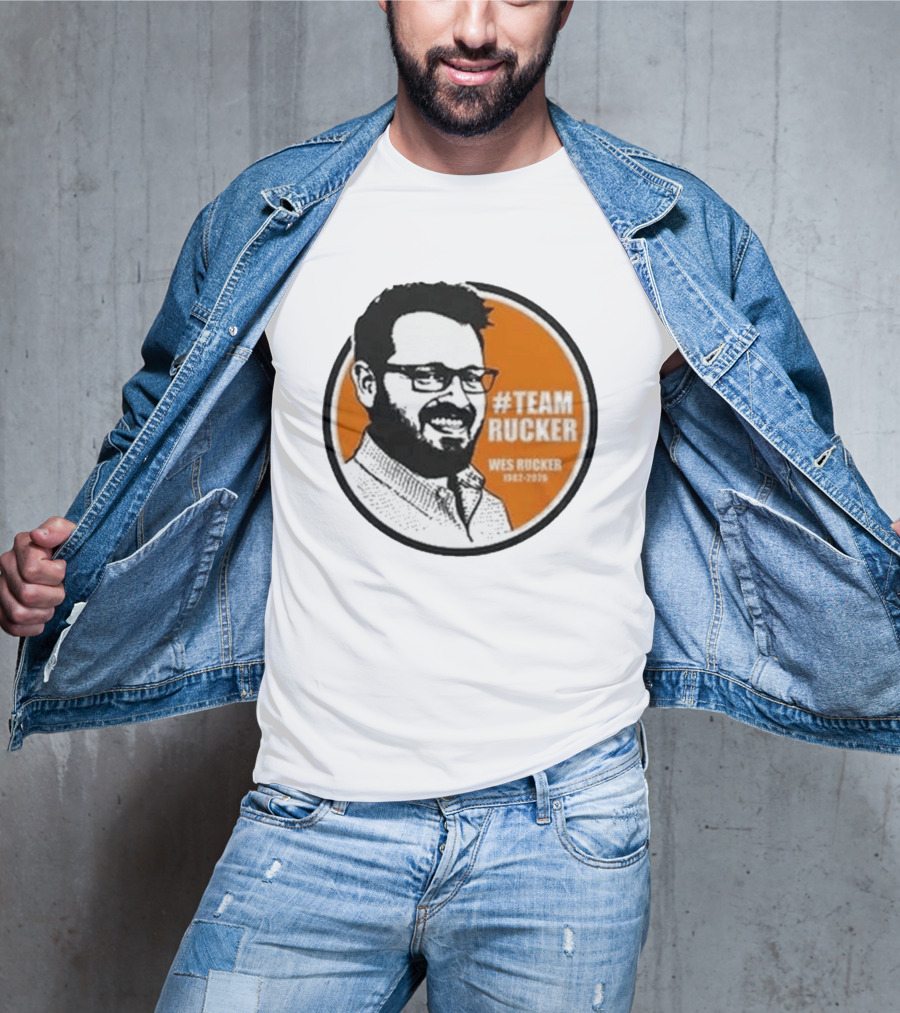 Tennessee Volunteers #TeamRucker Wes Rucker 1982 2019 T-Shirt