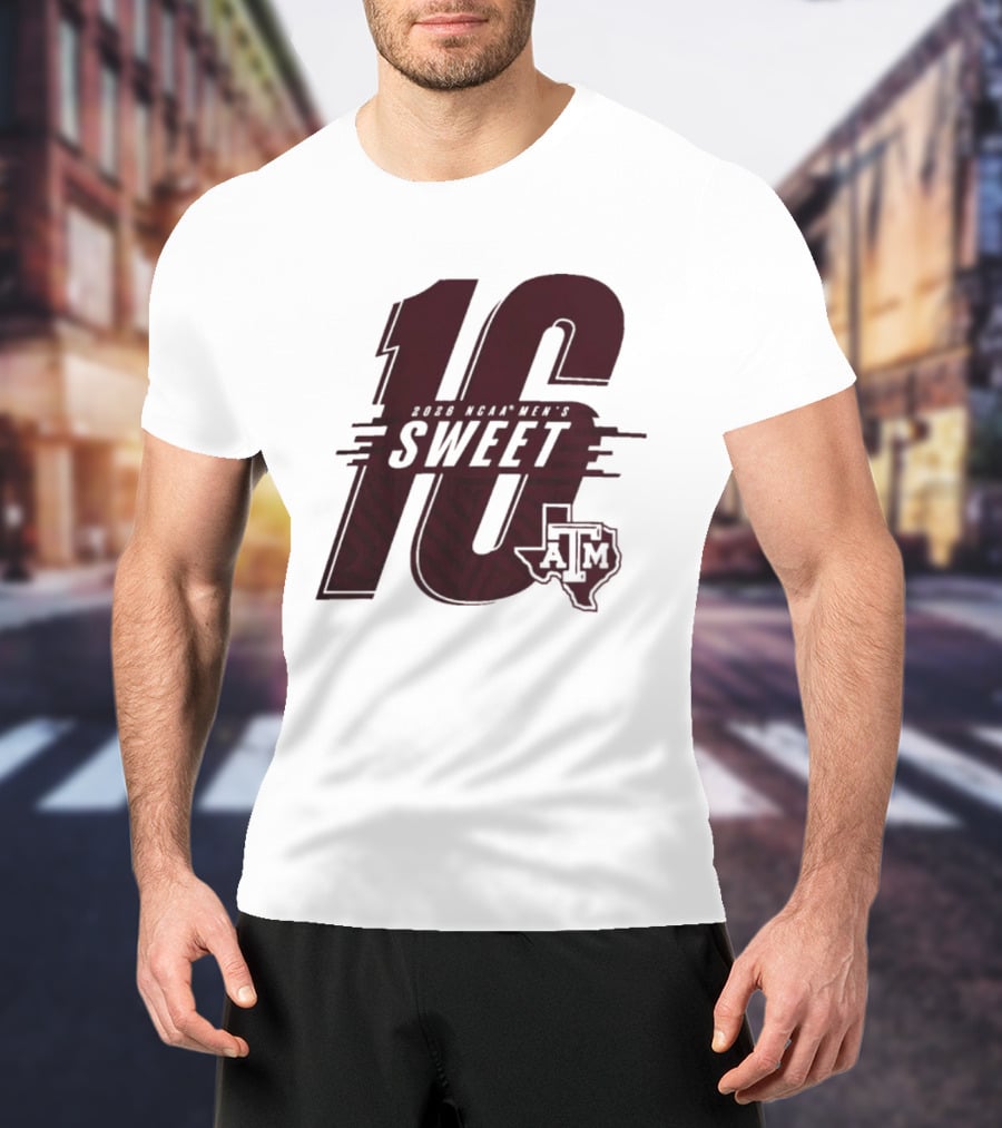 Sweet 16 Texas A&M 2026 NCAA Men's Basketball T-Shirt