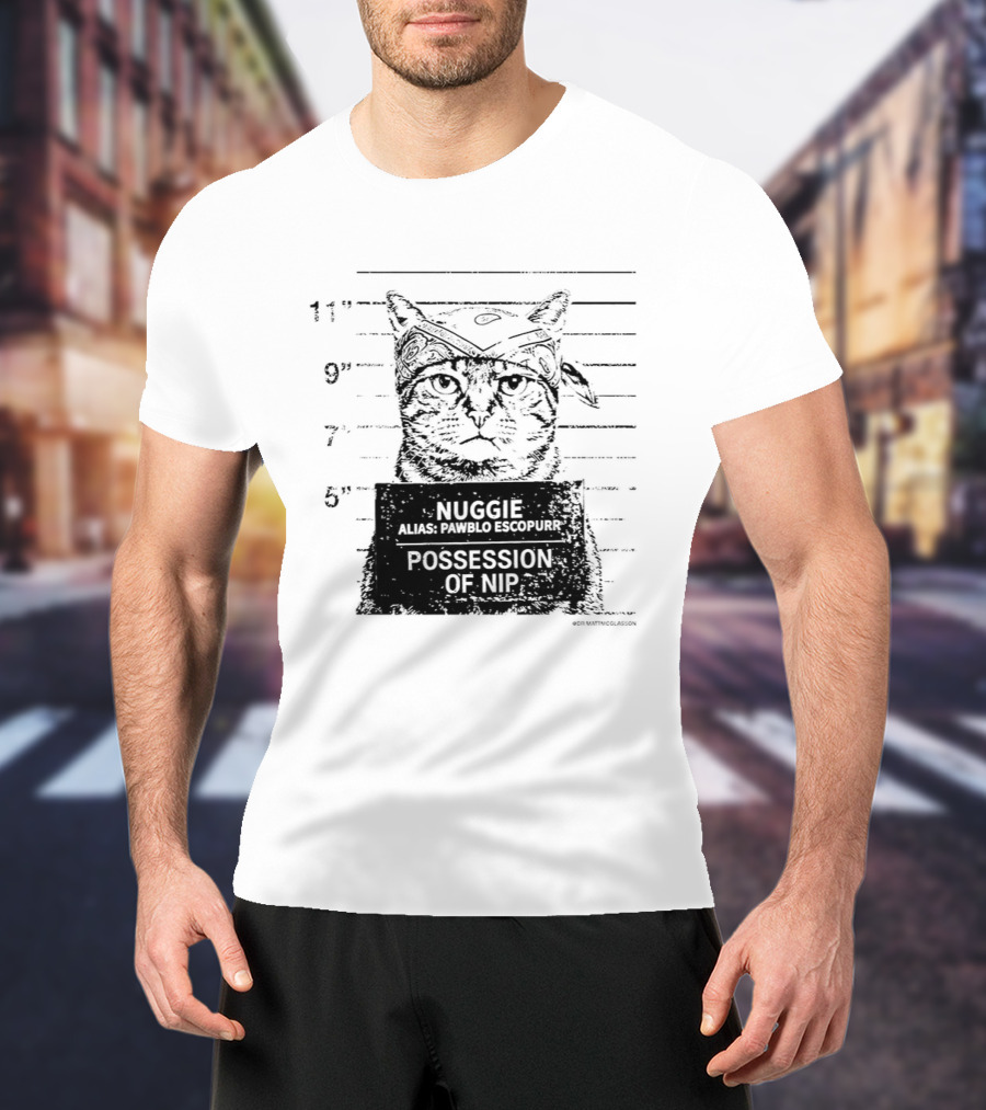 Pawblo Escopurr Cat Nuggie Possession Of Nip Shot T-Shirt