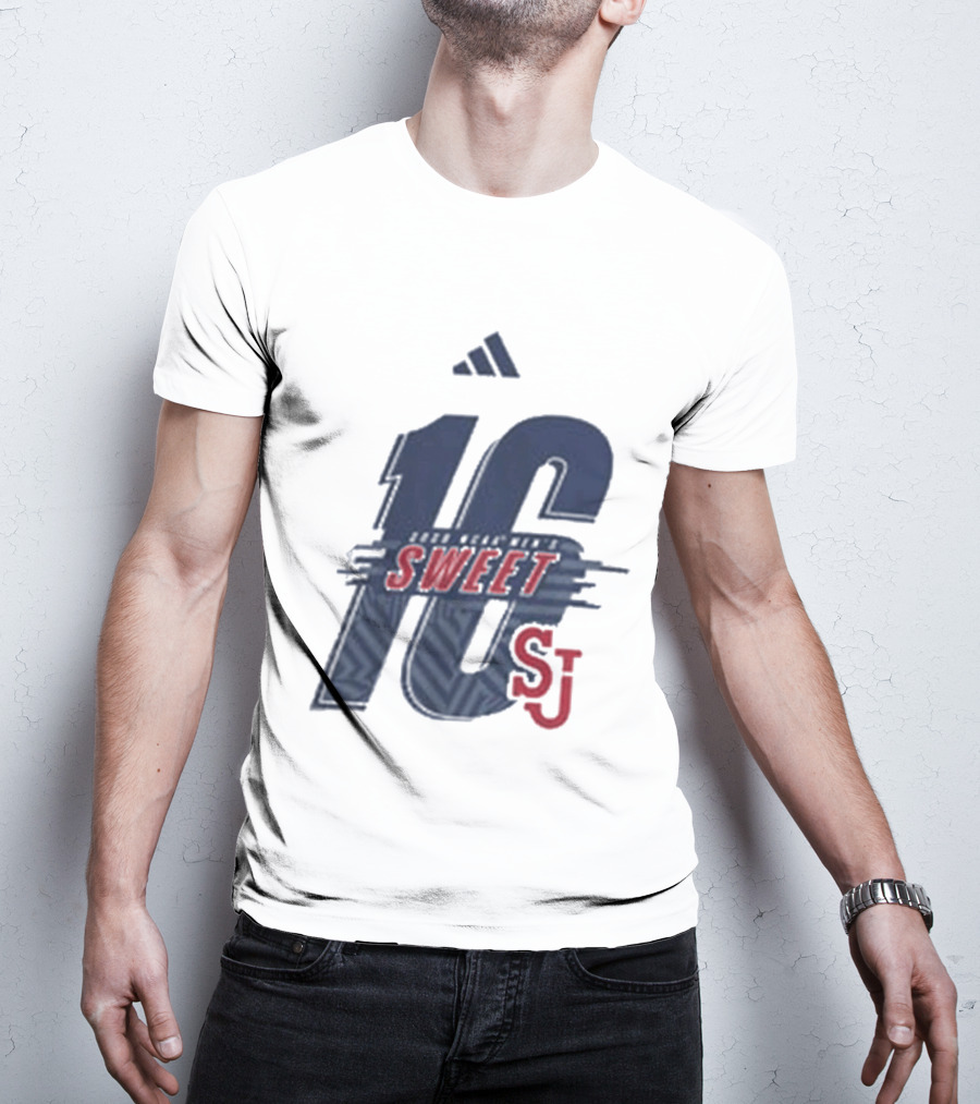 St. John's University Men's Basketball Sweet 16 SJ 2026 T-Shirt