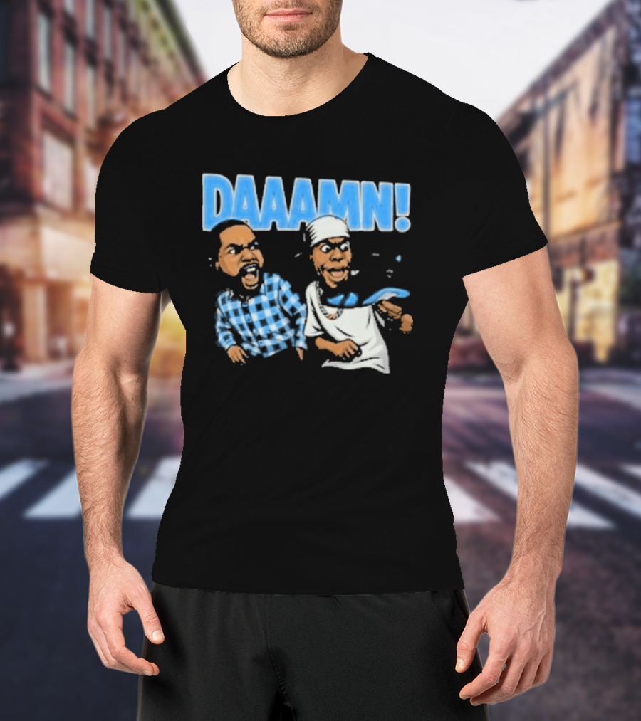 University Blue Daaamn Chris Smokey Comedy Movie Scene T-Shirt