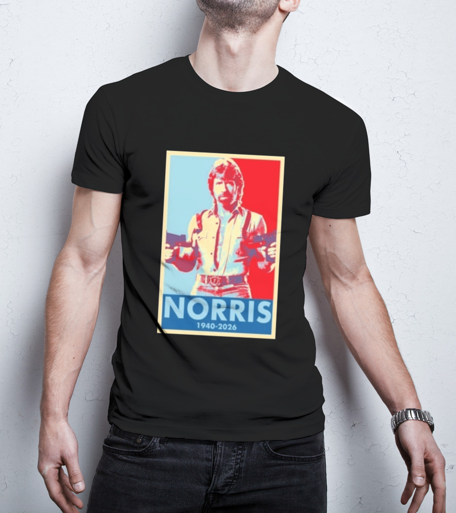 Norris 1940 2026 Retro Tribute With Dual Pistols T-Shirt