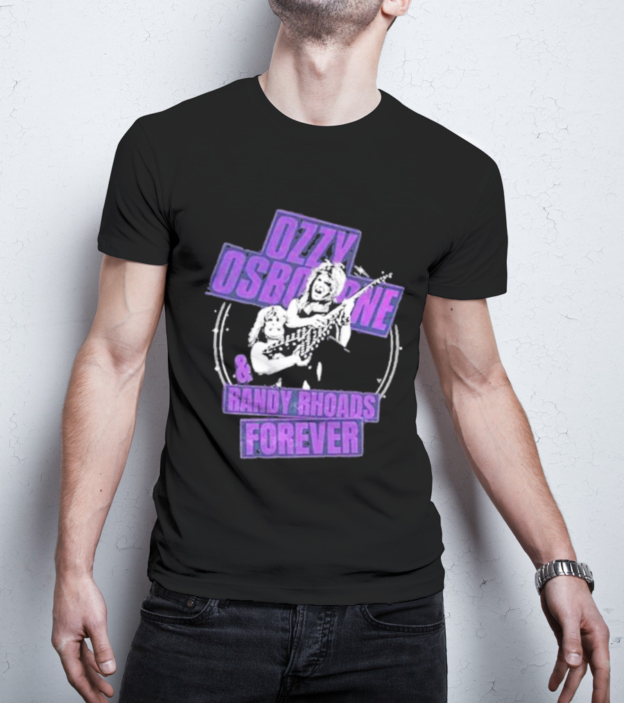 Ozzy Osbourne Randy Rhoads Forever Purple T-Shirt