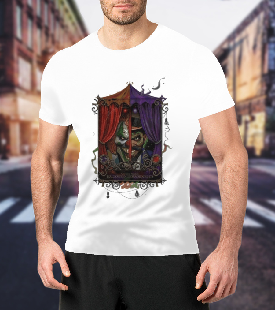 Universal Studios Halloween Horror Nights 2026 Dark Carnival Clown T-Shirt
