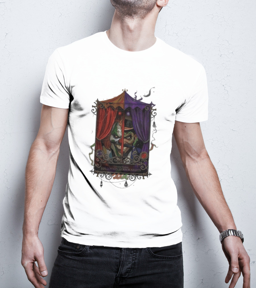 Universal Studios Halloween Horror Nights 2026 Dark Carnival Clown T-Shirt