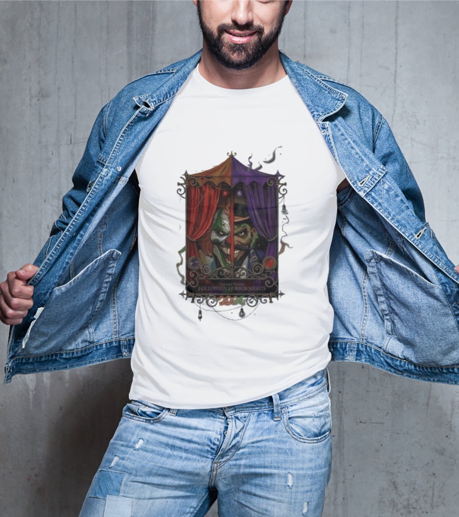 Universal Studios Halloween Horror Nights 2026 Dark Carnival Clown T-Shirt