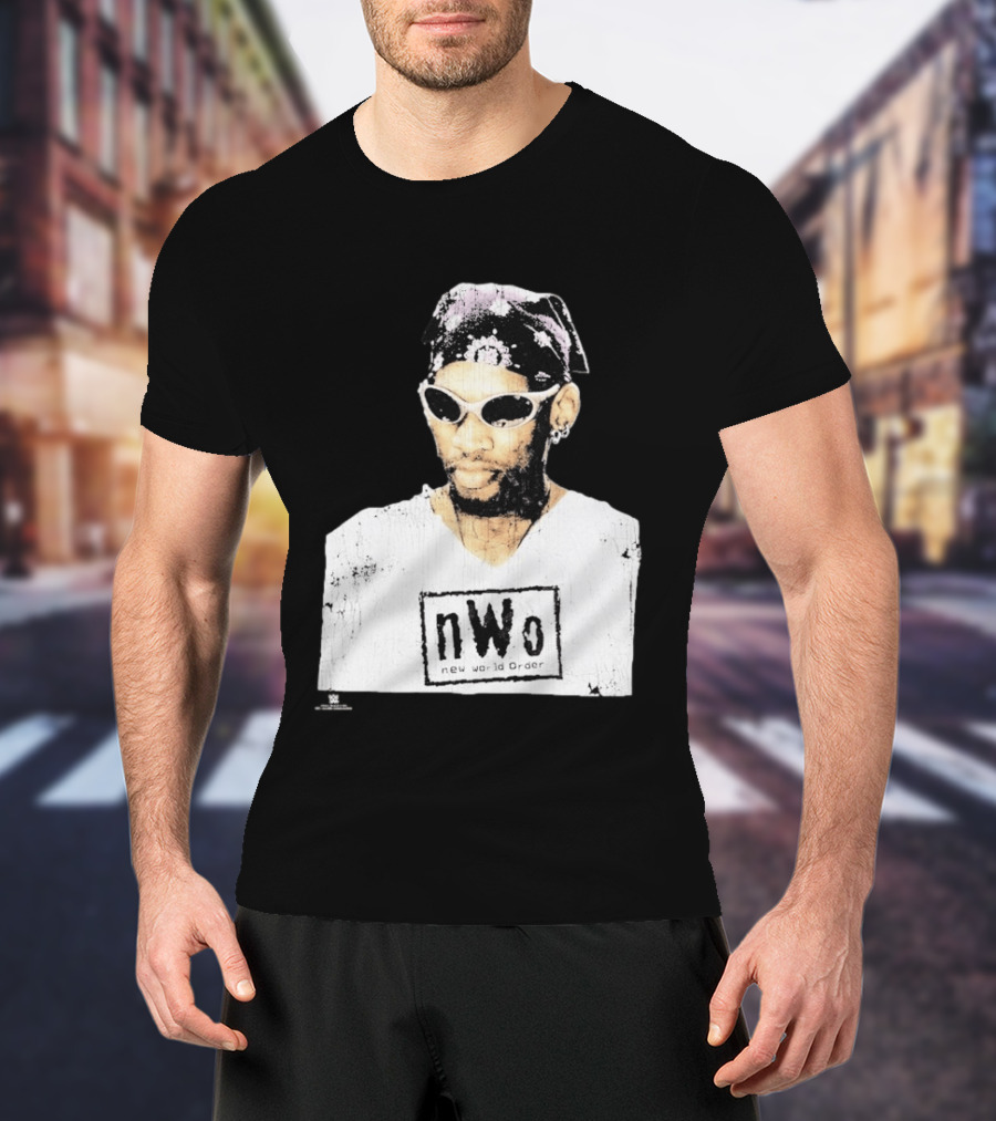 Dennis Rodman NWO New World Order Snow Wash T-Shirt