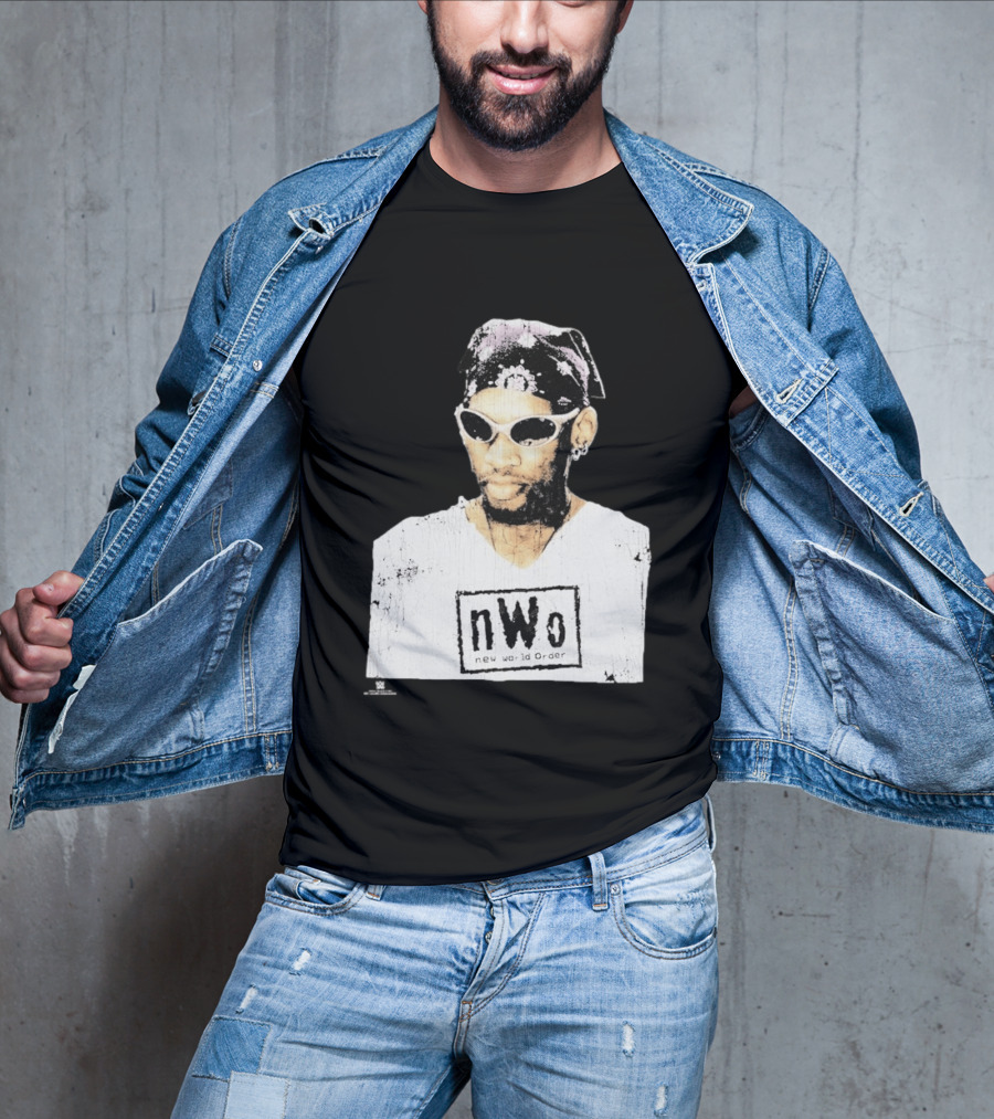 Dennis Rodman NWO New World Order Snow Wash T-Shirt