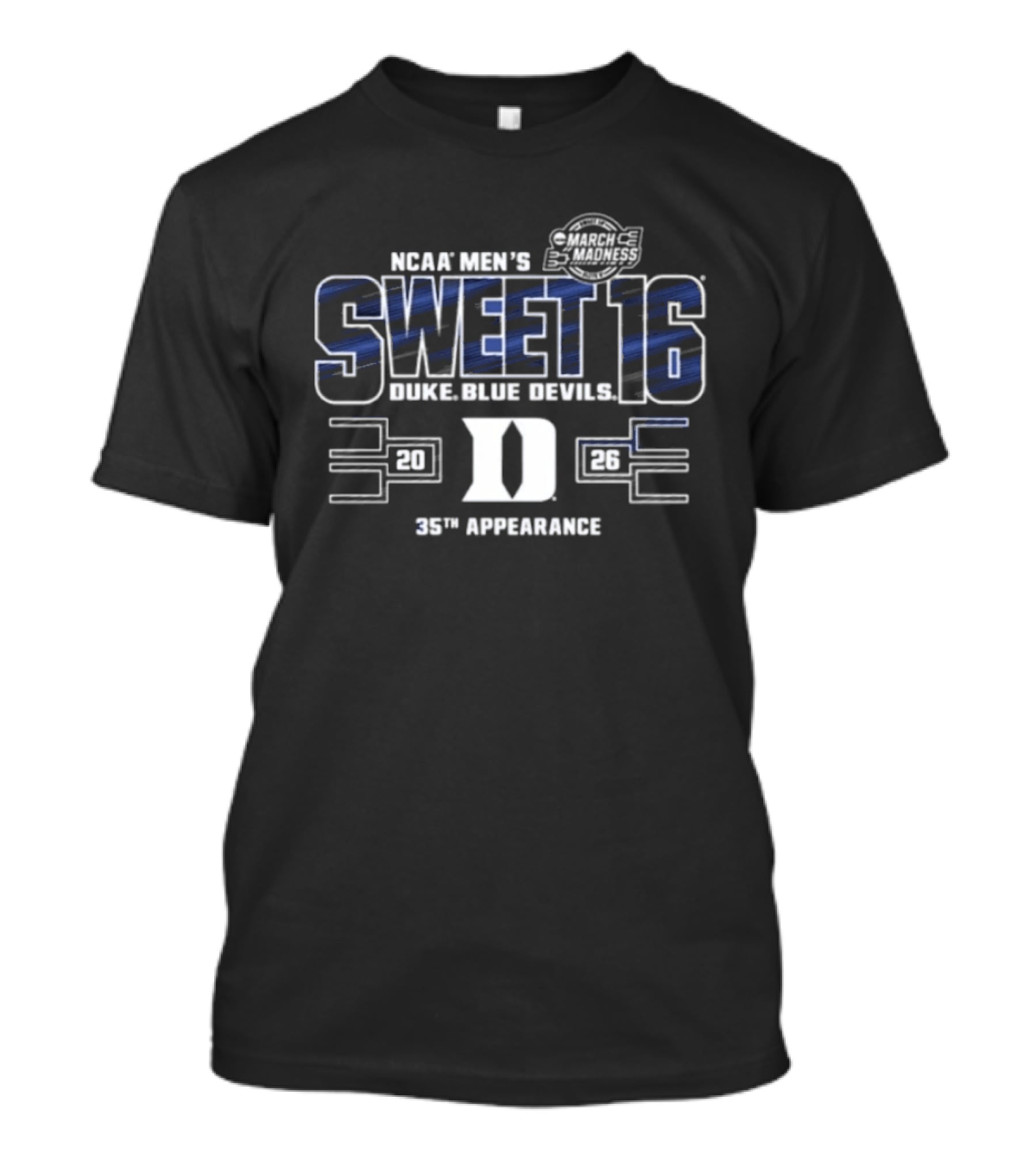 NCAA Men's Sweet 16 Duke Blue Devils 35th Appearance 2026 T-Shirt