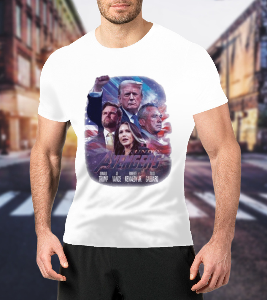 Unity Avengers Trump Vance Kennedy Jr Tulsi Gabbard T-Shirt
