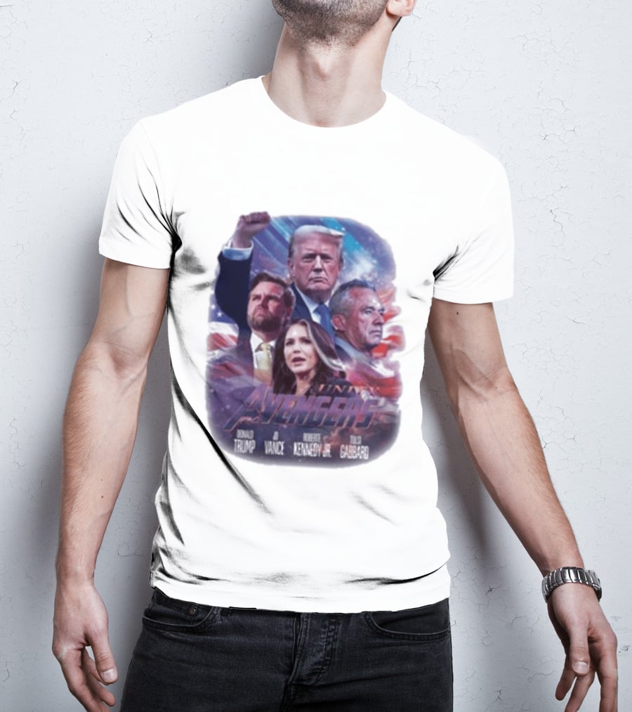 Unity Avengers Trump Vance Kennedy Jr Tulsi Gabbard T-Shirt