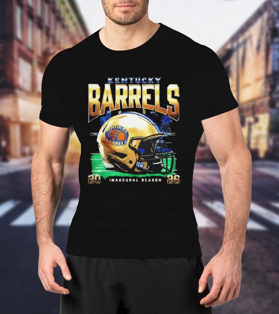 Kentucky Barrels 2026 Inaugural Season Helmet T-Shirt