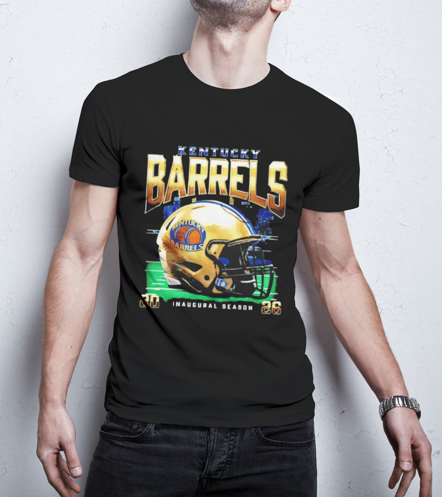 Kentucky Barrels 2026 Inaugural Season Helmet T-Shirt
