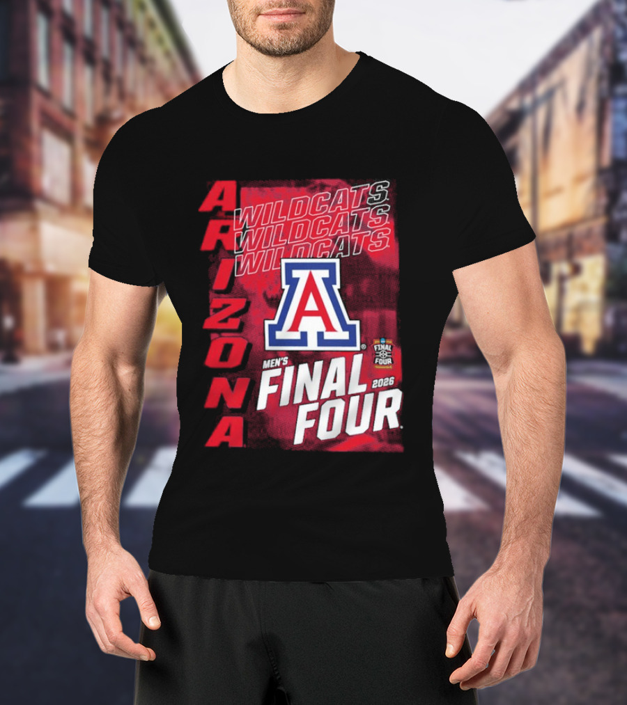 Arizona Wildcats 2026 Men's NCAA Final Four Basketball Tournament T-Shirt