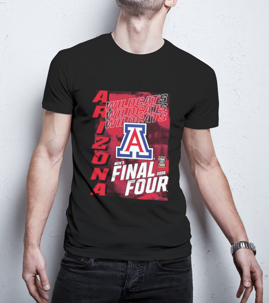 Arizona Wildcats 2026 Men's NCAA Final Four Basketball Tournament T-Shirt