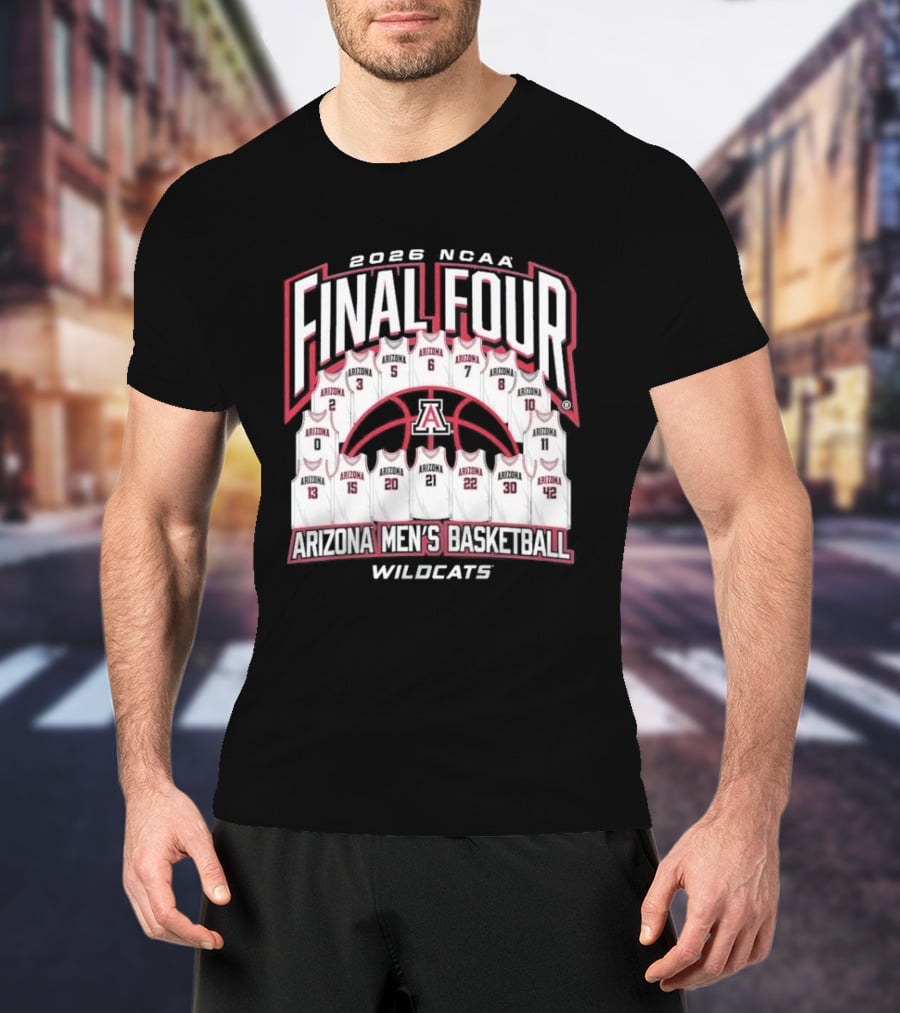2026 NCAA Final Four Arizona Wildcats Men's Basketball T-Shirt