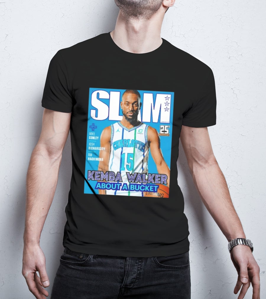 Slam Magazine Kemba Walker Charlotte Hornets About A Bucket Edition T-Shirt