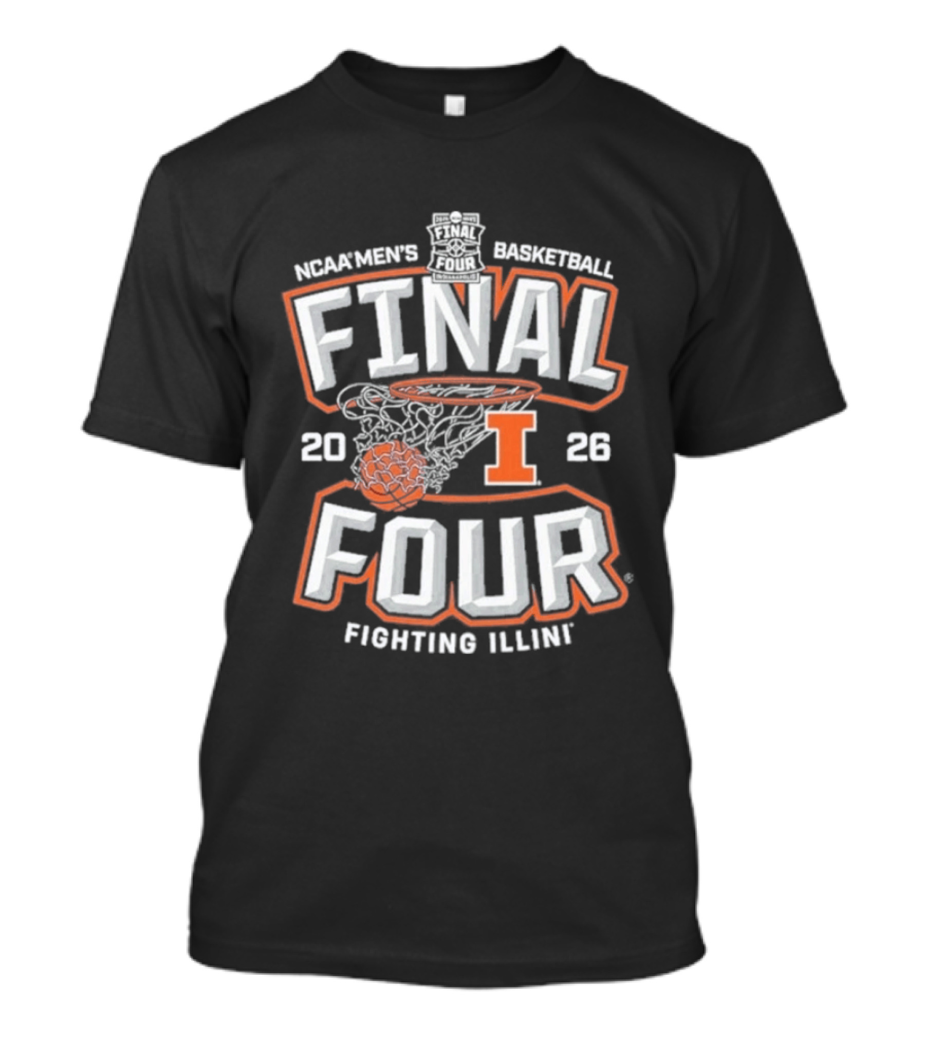 Final Four 2026 Fighting Illinois Basketball T-Shirt