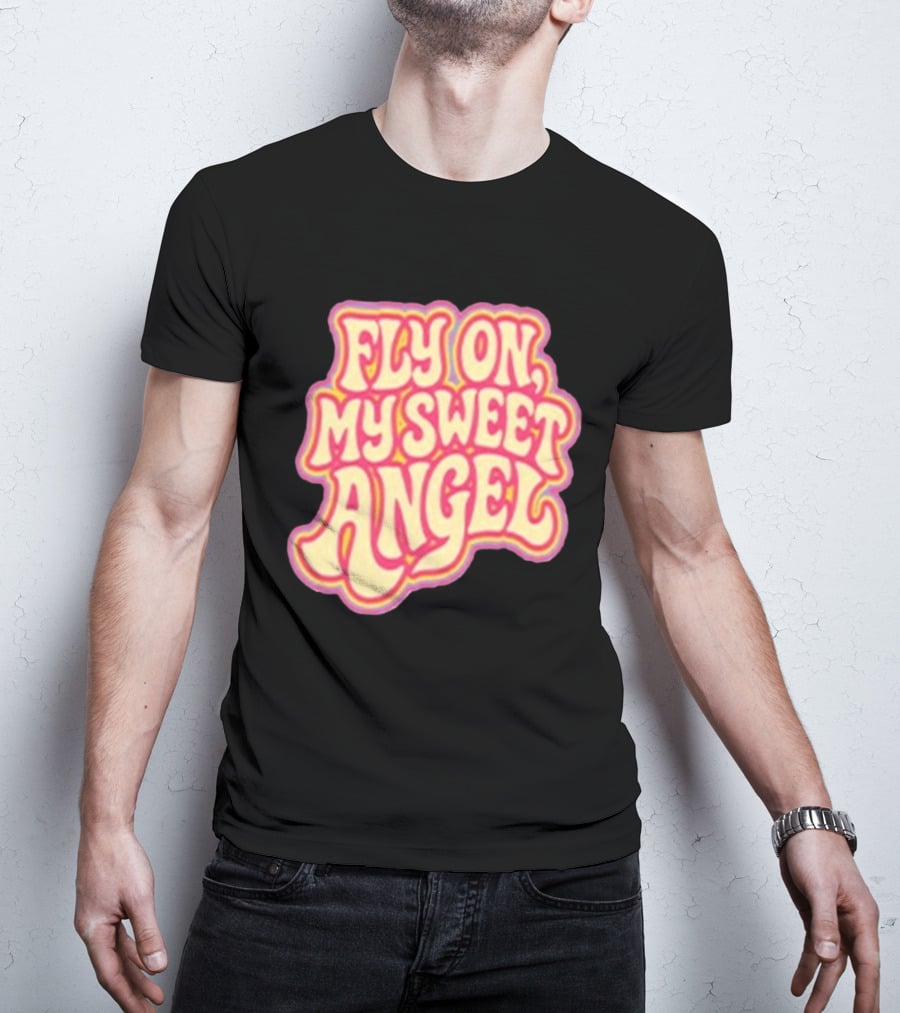 Jimi Hendrix Signed Fly On My Sweet Angel Psychedelic T-Shirt