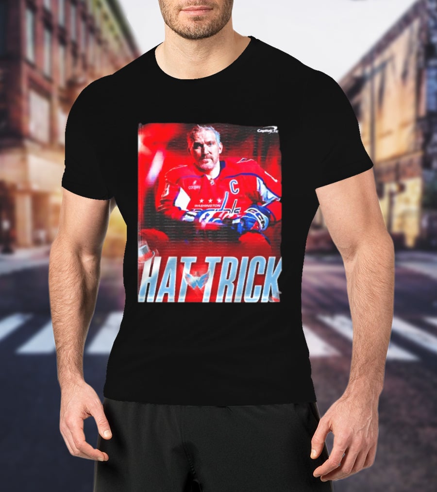 Alexander Ovechkin Washington Capitals Hat Trick Visionary Leadership T-Shirt