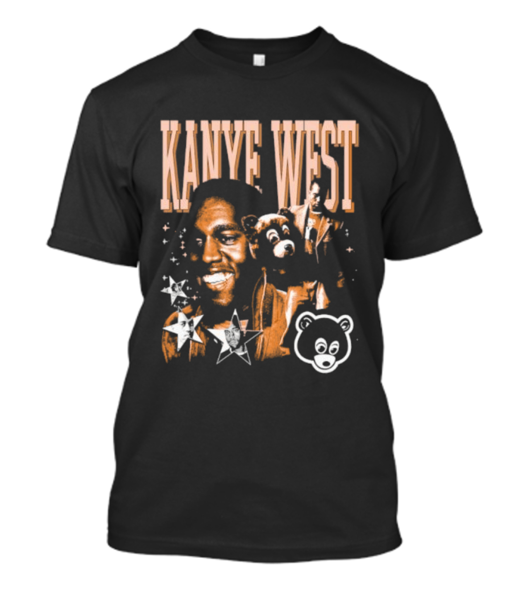 Kanye West College Dropout Bear Stars T-Shirt