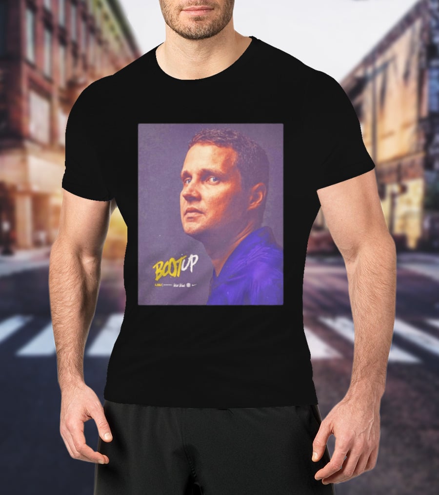 BOOT UP Will Wade LSU Nike Basketball Coach T-Shirt