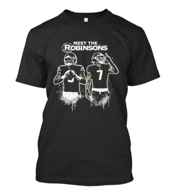 Meet The Robinsons Brian And Bijan Robinson Jr. Atlanta Falcons T-Shirt