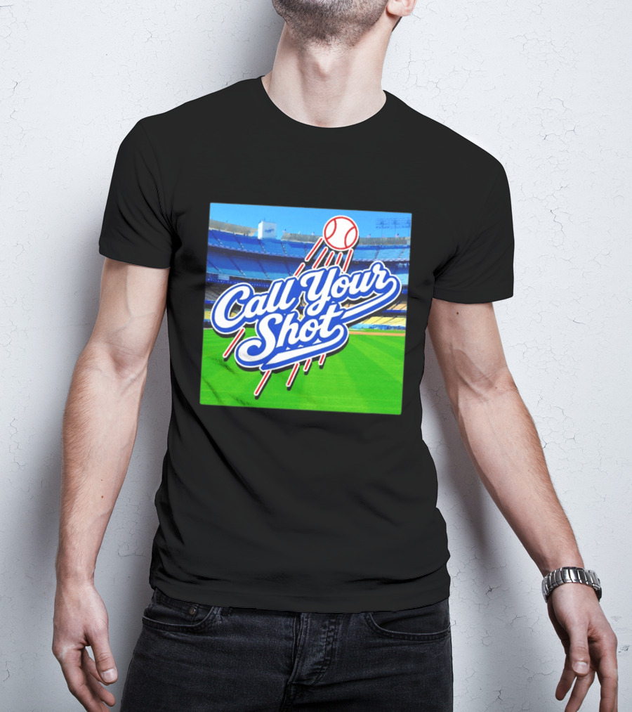 Call Your Shot Los Angeles Dodgers Stadium Baseball T-Shirt