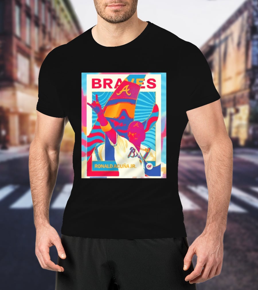Ronald Acuña Jr OF Braves Atlanta Baseball T-Shirt