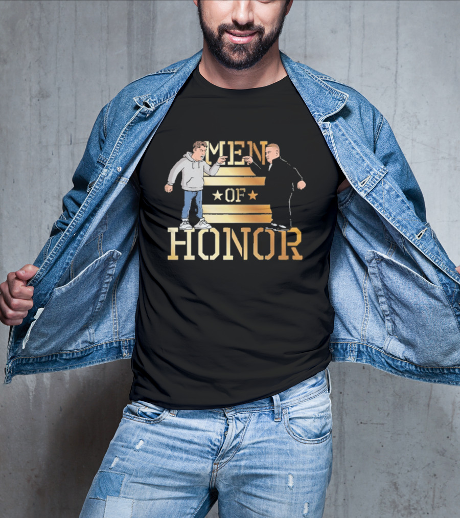 Men Of Honor Stars And Stripes Illustrations T-Shirt