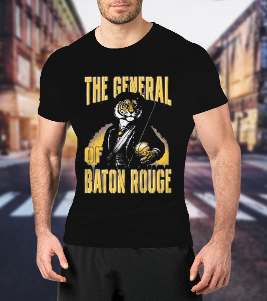 The General Of Baton Rouge Pocket Tiger Conductor Baton Rouge T-Shirt