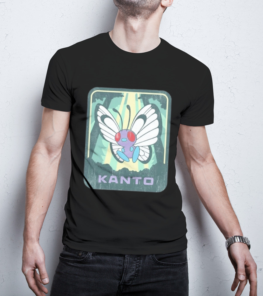 Kanto Explore Pokémon Butterfly Woods Adventure T-Shirt