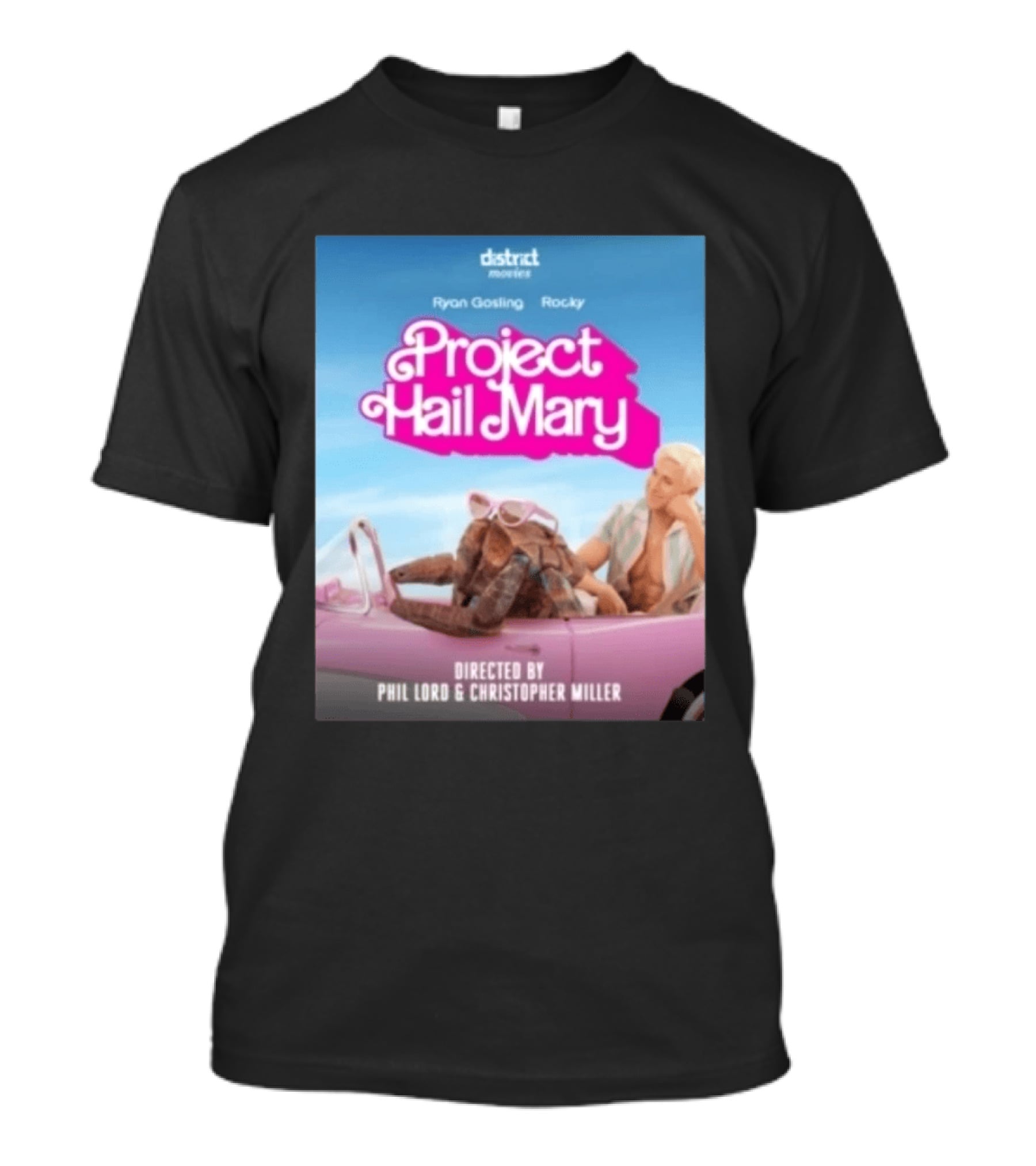 Ryan Gosling Rocky Project Hail Mary Barbie Movie Mashup Directed By Phil Lord Christopher Miller T-Shirt