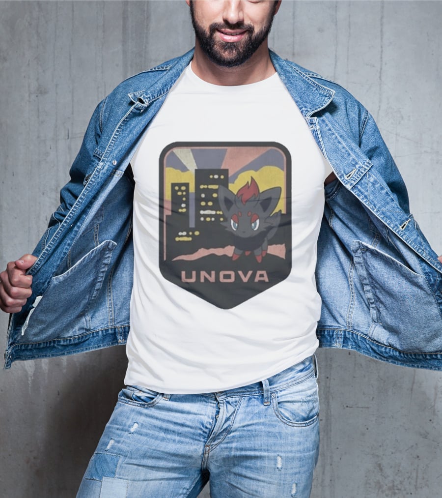 Unova Pokémon Zorua City Nightscape T-Shirt