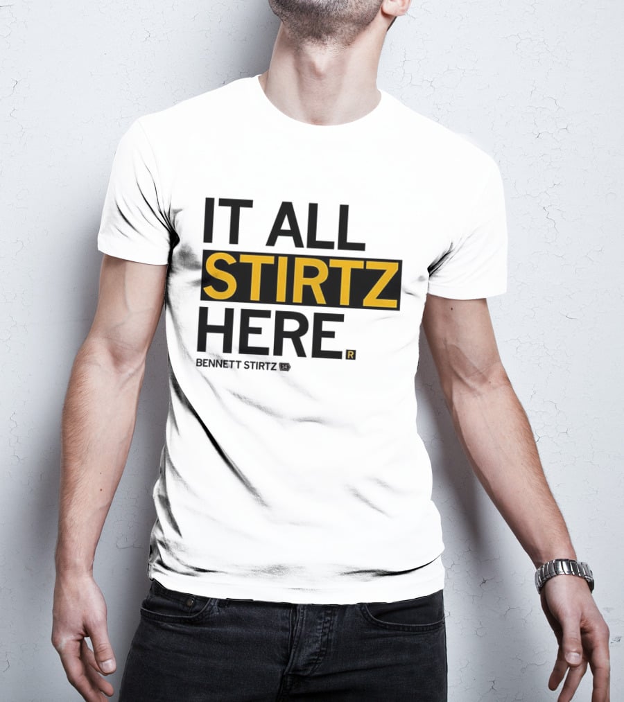 It All Stirtz Here Bennett Stirtz Iowa Hawkeyes Men's Basketball T-Shirt