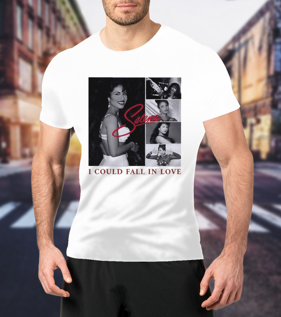 Selena Quintanilla I Could Fall In Love Photomontage T-Shirt