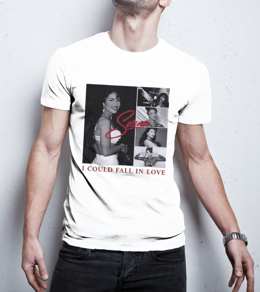 Selena Quintanilla I Could Fall In Love Photomontage T-Shirt