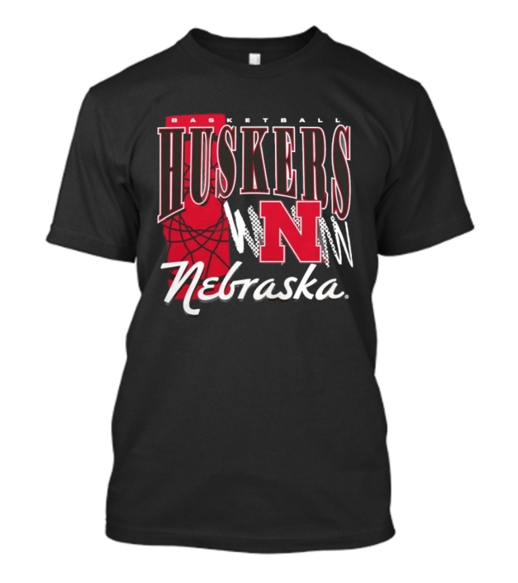 Basketball Huskers N Nebraska T-Shirt