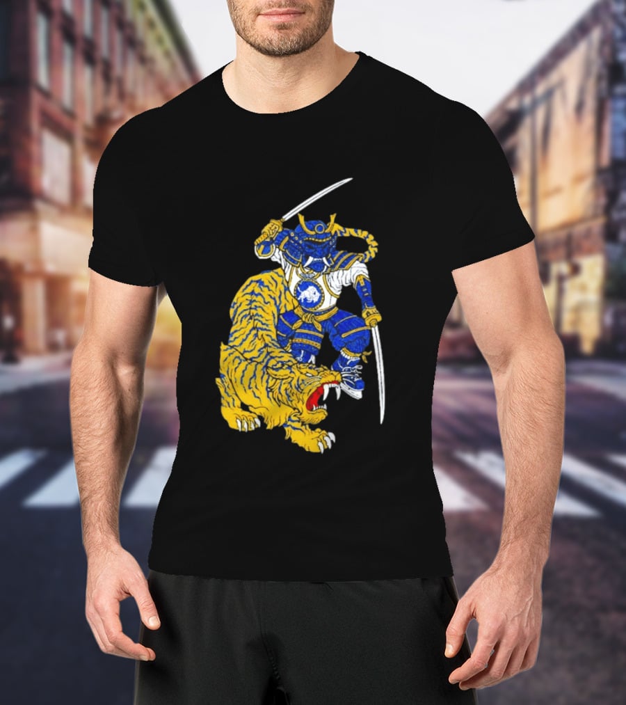 Warpath Buffalo Sabres Samurai With Tiger T-Shirt