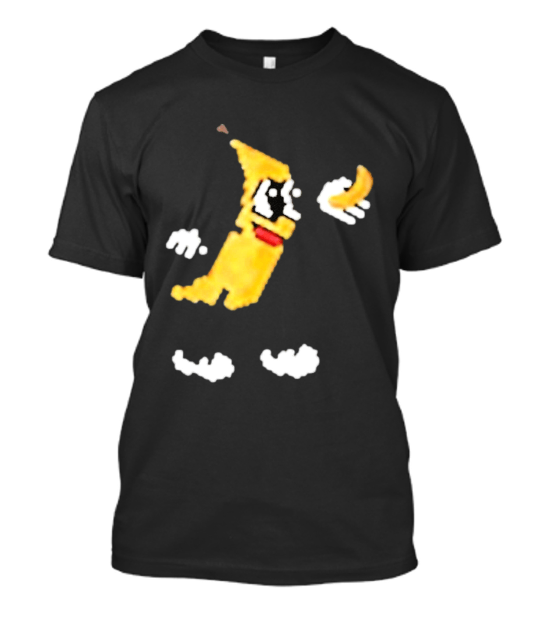 Spacex Banana Pixelated Cartoon T-Shirt