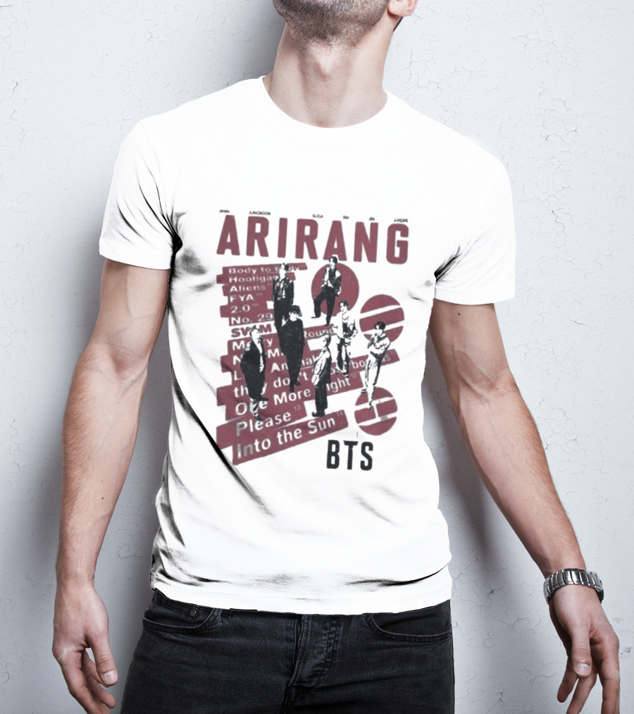 Arirang BTS Kpop Comfort Colors Jungkook Jimin Suga RM V Jin Jhope T-Shirt