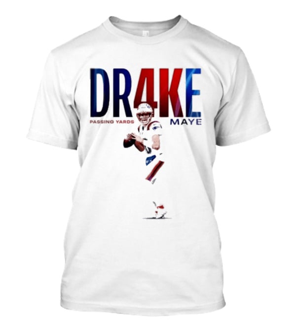 DRAKE MAYE 4K Passing Yards Football Quarterback T-Shirt
