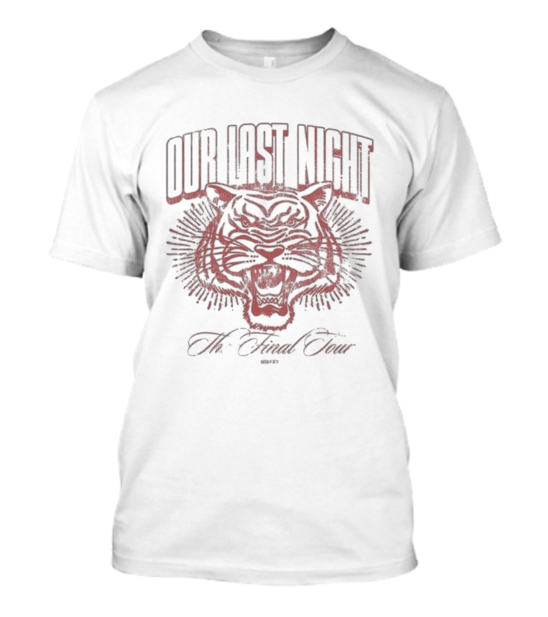 Our Last Night The Final Tour Tiger T-Shirt