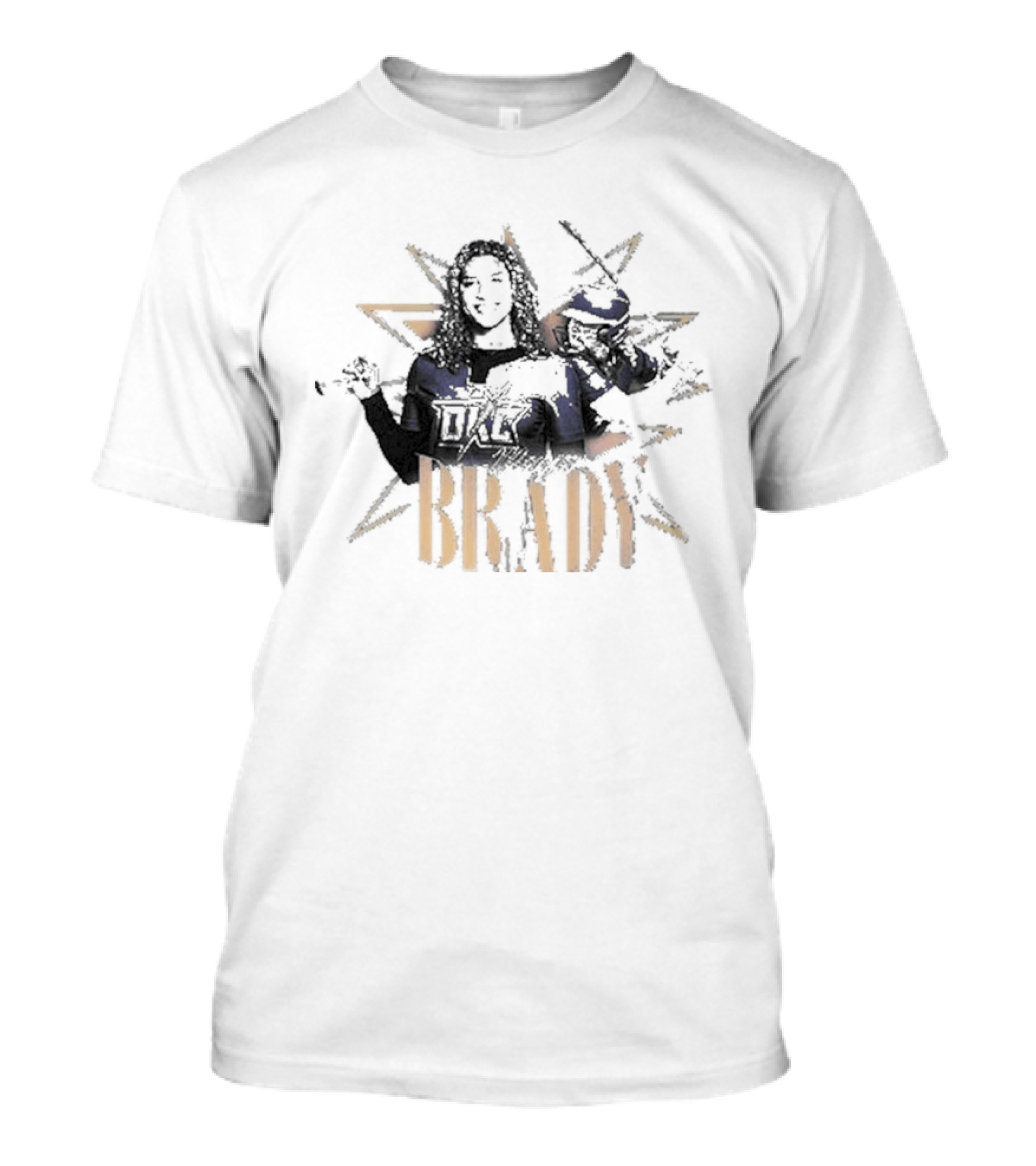 Spark Okc Maya Brady Softball Starburst T-Shirt