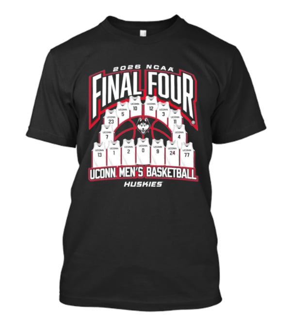 2026 NCAA Final Four UConn Men's Basketball Huskies Basketball Jerseys T-Shirt