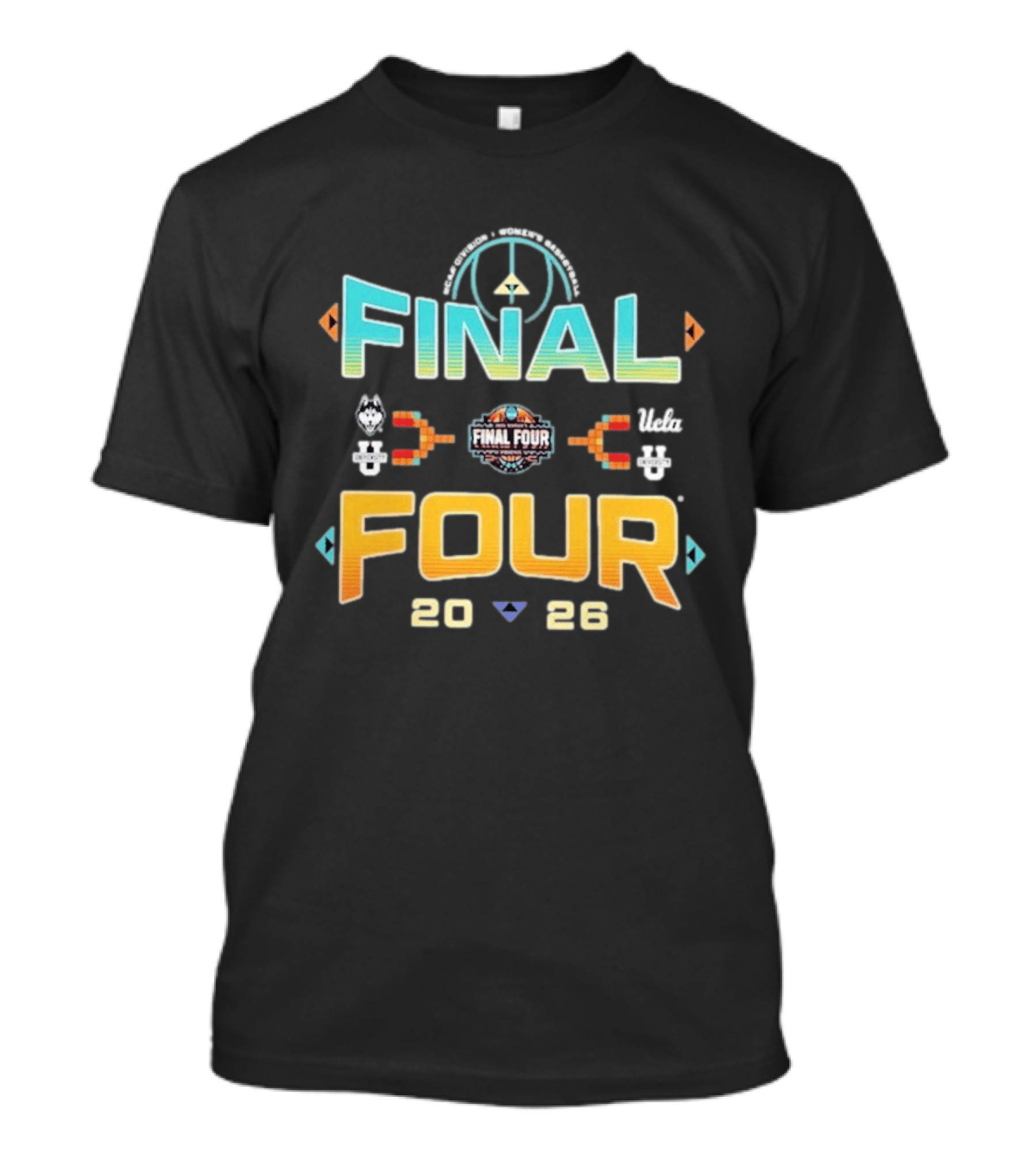 Final Four NCAA Women's Basketball Tournament March Madness 2026 UConn Michigan Move Zone T-Shirt