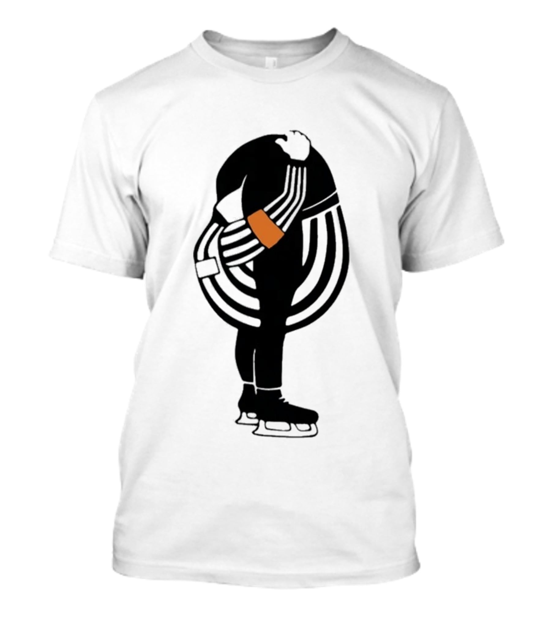 Kyle Dubas Hockey Referee Satirical Caricature T-Shirt