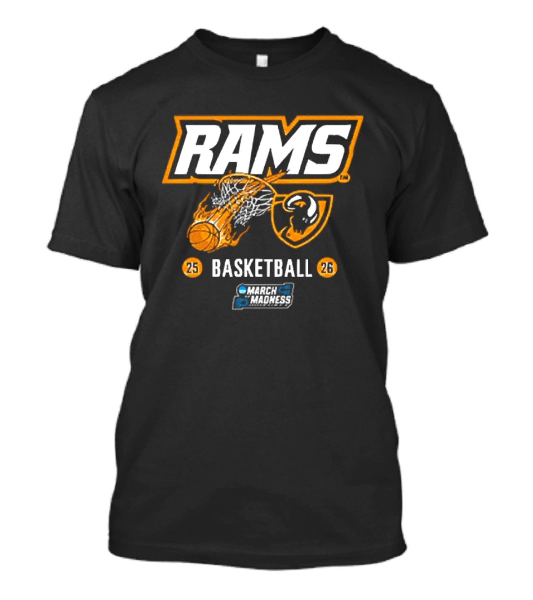 Rams Basketball VCU 2026 March Madness T-Shirt
