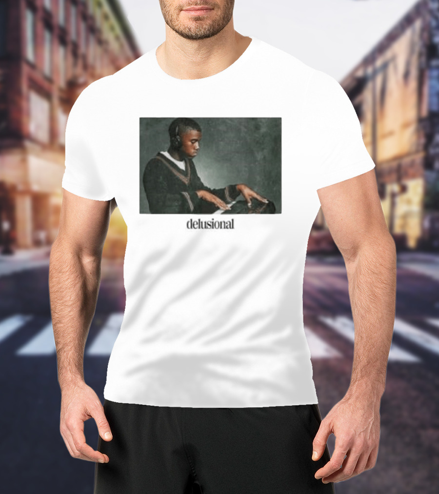 Kanye West Delusional Classical Music Headphones T-Shirt