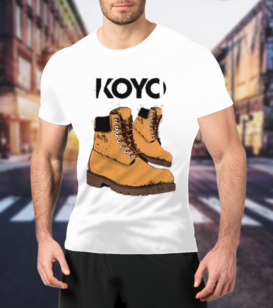 Koyo Timberland Style Boots T-Shirt